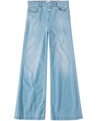 Closed - Glow-up High-rise Wide-leg Jeans - Lyst