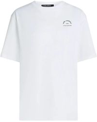KARL LAGERFELD - Rue St-Guillaume Oversized T-Shirt - Lyst