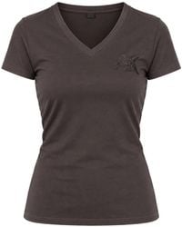 ARMANI EXCHANGE - Logo-Embellished V-Neck T-Shirt - Lyst