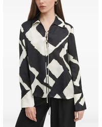 Sisley - Tie-Fastening Blouse - Lyst
