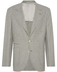 Brunello Cucinelli - Deconstructed Blazer With Patch Pockets - Lyst