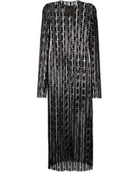 Uma Wang - Semi-doorzichtige Midi-jurk - Lyst