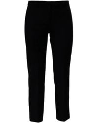 Max Mara - Umanita Pressed-Crease Slim-Fit Trousers - Lyst