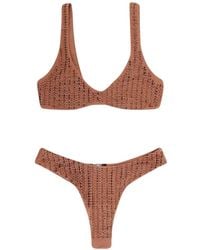 VENUJA - Crystal-Embellished Bikini - Lyst
