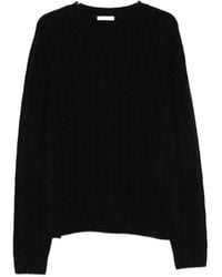 The Row - Nanni Cable-Knit Crew-Neck Sweater - Lyst