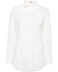 Yohji Yamamoto - Bow-Detail Cotton Shirt - Lyst