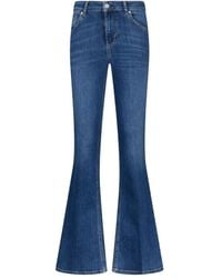 Liu Jo - Logo-Plaque Jeans - Lyst