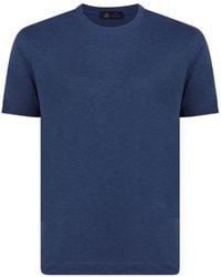Paul & Shark - Silk Crewneck T-Shirt - Lyst