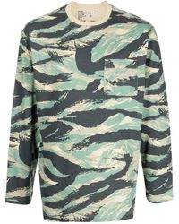 Maharishi - プリント ロングtシャツ - Lyst