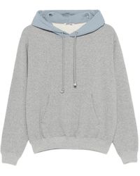 AURALEE - Oversized Drawstring Cotton Hoodie - Lyst