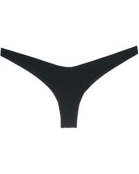 DSquared² Tanga de bikini con logo - Negro