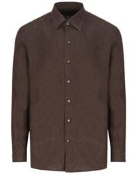 ZEGNA - Oasi Lino Délavé-Effect Shirt - Lyst