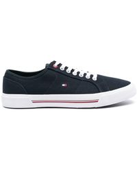 Tommy Hilfiger - Signature-detail Low-top Sneakers - Lyst