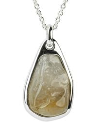 Parts Of 4 - Sterling Halos Rutilated Quartz Necklace - Lyst