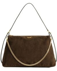 Zadig & Voltaire - Jim Bag Suede - Lyst