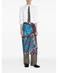 Dries Van Noten - Printed Silk Tie - Lyst