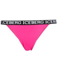 Iceberg - Bikinihöschen mit Logo-Print - Lyst
