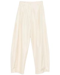 The Row - Karoline Pleated Wide-Leg Trousers - Lyst