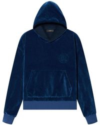 Amiri - Velour Pouch-Pocket Hoodie - Lyst