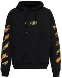 Off-White c/o Virgil Abloh - Arrows-Print Drawstring Hoodie - Lyst