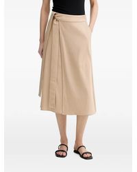 Marc O' Polo - Belted Wrap Midi Skirt - Lyst