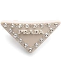Prada - Haarspeld Met Logo - Lyst