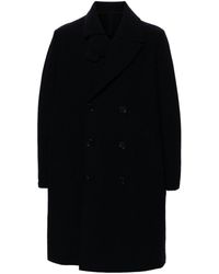 Harris Wharf London - Virgin Wool Peacoat - Lyst