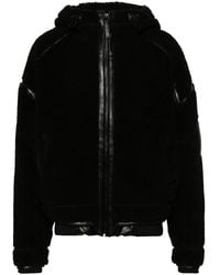 Juun.J - Faux-Shearling Hooded Jacket - Lyst