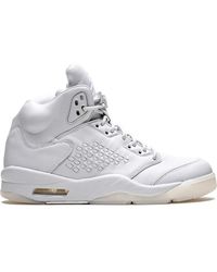Nike - Air 5 Retro Prem "Pure Platinum" Sneakers - Lyst