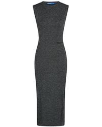 KARL LAGERFELD - Robe En Maille Métallisée - Lyst