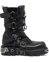 Rabanne - X New Rock Stiefel Mit Schnallenverschluss - Lyst