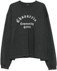 Willy Chavarria - Community Center Buffalo Faded Long-Sleeve T-Shirt - Lyst