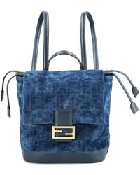 Fendi - Mochila con placa del logo - Lyst