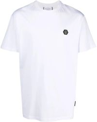 Philipp Plein - Logo-Print Detail T-Shirt - Lyst