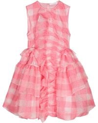 Cecilie Bahnsen - Giselle Ruffled Minidress - Lyst