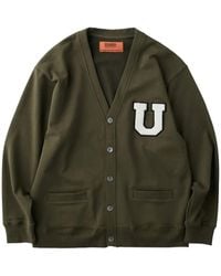 Universal Overall - Logo-Patch V-Neck Cardigan - Lyst