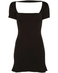 Courreges - Hyperbole Ribbed Minidress - Lyst