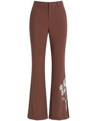 Cinq À Sept - Gilded Peony Jaxyn Flared Trousers - Lyst