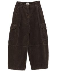 FRONT STREET 8 - Corduroy-Effect Cargo Pants - Lyst