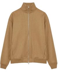 Jil Sander - Veste Zippée À Col Montant - Lyst