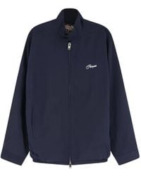 Pompeii3 - Logo-Embroidered High-Neck Jacket - Lyst