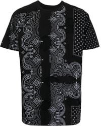 Givenchy - Distressed-Effect Bandana-Print T-Shirt - Lyst