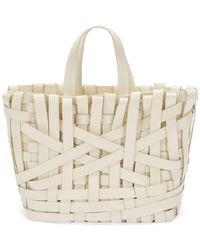 Jil Sander - Woven Basket Tote Bag - Lyst