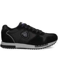 Blauer - Baskets Queens05 À Lacets Et Empiècements - Lyst
