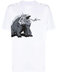 HUGO - Dibeach Cotton T-shirt - Lyst