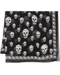 McQueen - Silk Scarf - Lyst