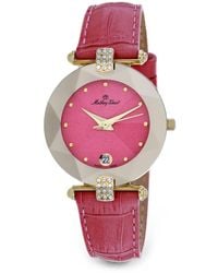 Mathey-Tissot - Montre Pyramide Mm À Bride En Cuir - Lyst
