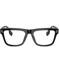 Burberry - Bril Met Vierkant Montuur - Lyst