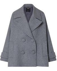 Liu Jo - Oversized Wool Coat - Lyst