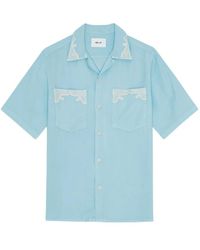 NN07 - Camicia A Maniche Corte Con Tasca Ricamata - Lyst
